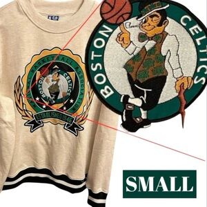 NBA Boston Celtics Crew Sweatshirt SM Boston Celtics Fleece Pullover Crewneck